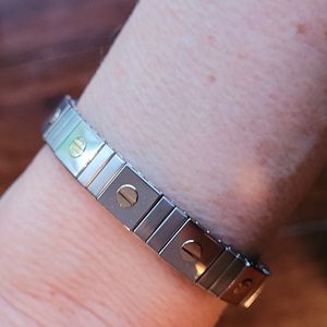 Made in Italy 14k and stainless steel bracelet